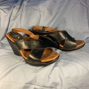 Born sling back sandals